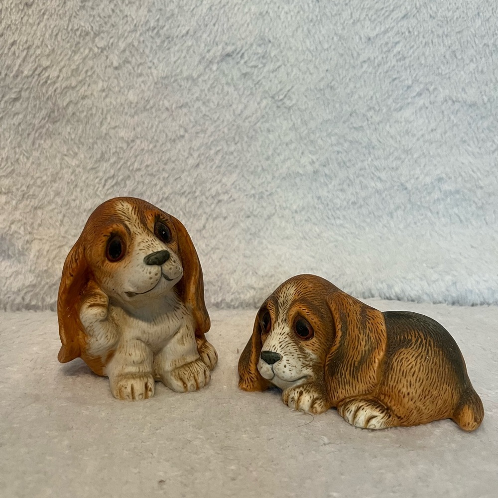 Vintage HomCo Puppy Figurines